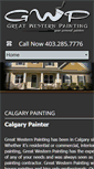 Mobile Screenshot of greatwesternpainting.ca
